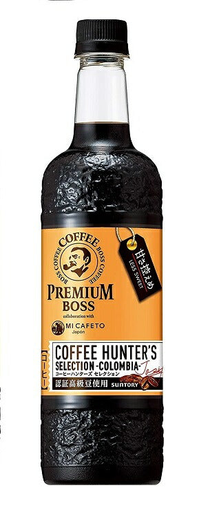 【送料無料】サントリー BOSS ボス コーヒーハンターズセレクション 甘さ控えめ 750ml×24本