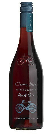 【訳あり】【ラベル汚損品】コノスル ピノ・ノワール ビシクレタ クールレッド 750ml 1本[チリ/ミディアムボディ 辛口]【ご注文は12本まで同梱可能】