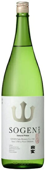 【石川県の地酒】【奥能登の地酒】宗玄酒造 宗玄 純米酒 サムライプリンセス 1800ml 1.8L 1本【ご注文は6本まで1個口配送可能】