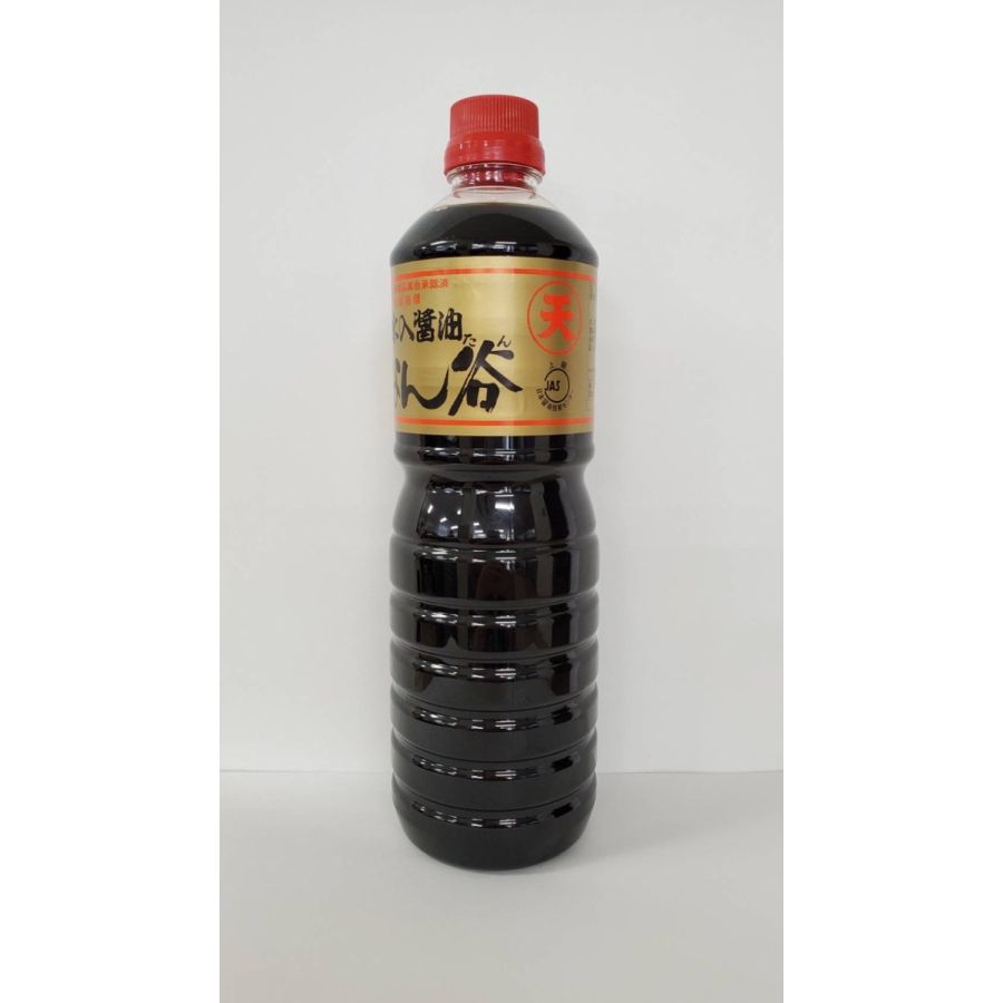 【送料無料】【ケース販売】穴谷醤油 あなん谷しょうゆ 濃口 天 1000ml 1L×15本/1ケース