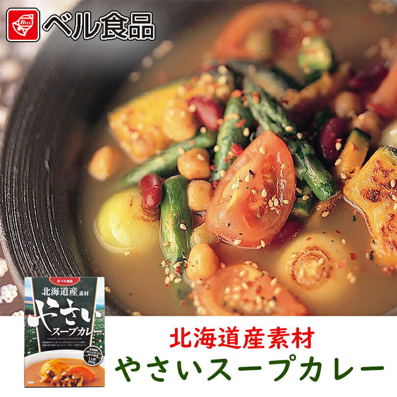 ベル食品 北海道産素材やさいスープカレー 200g 2個セット メール便 送料無料  野菜 スープカレー お取り寄せ カレー 北海道