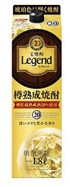 【送料無料】宝酒造 タカラレジェンド 20度 パック 1800ml 1.8L×12本【北海道・東北・四国・九州・沖縄県は必ず送料がかかります】