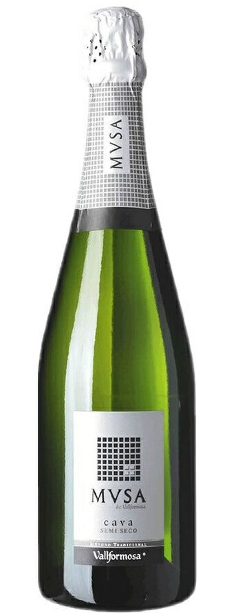 【送料無料】ヴァルフォルモッサ カヴァ ムッサ セミセコ 750ml×12本［スパークリングワイン/スペイン/ペネデス］【本州(一部地域を除く)は送料無料】