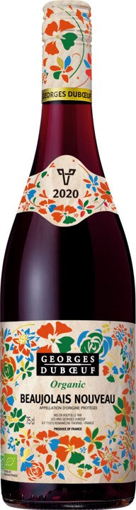 ボジョレーヌーボー 2020サントリー ジョルジュ デュブッフ ボジョレー ヌーヴォー オーガニック 2020 赤 750ml 1本【12本まで1個口配送可能です。】ボージョレーヌーボー
