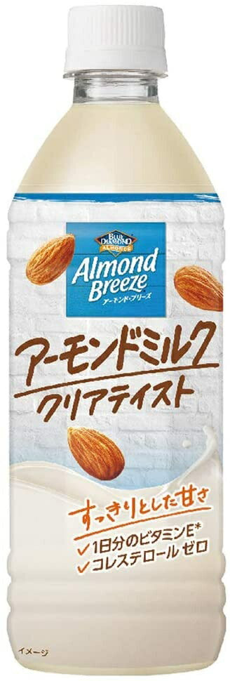 【送料無料】ポッカサッポロ アーモンド・ブリーズ アーモンドミルク クリアテイスト ペット 500ml×24本入/1ケース