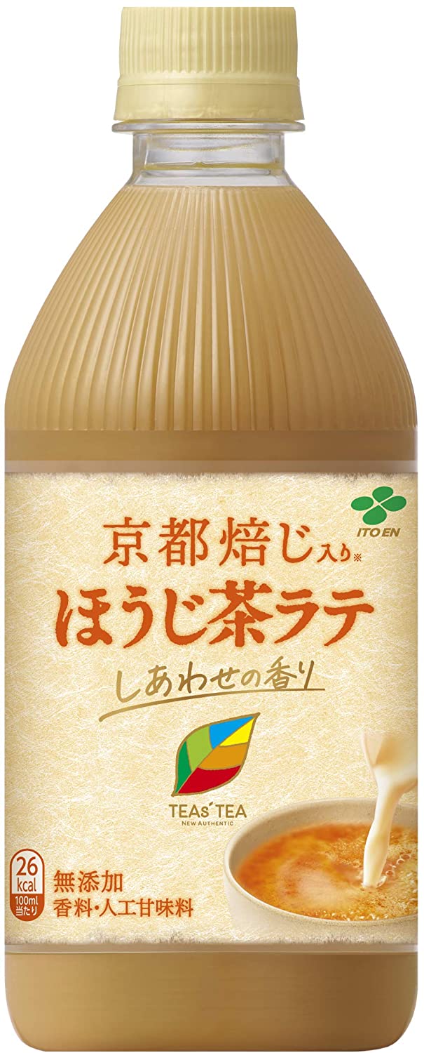 【訳あり】【送料無料】伊藤園 TEAs'TEA New Authentic ほうじ茶ラテ 500ml×24本