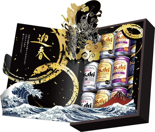ビール  ギフト プレゼント 飲み比べ【送料無料】アサヒ スーパードライ 4種 バラエティ装飾付きセット JS-YG 1セット