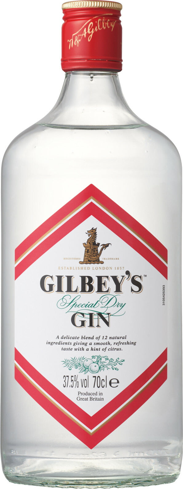【訳あり】【ラベル汚損品】キリン ギルビージン 37.5度 700ml 1本 【ご注文は12本まで同梱可能】