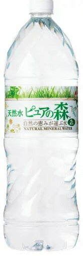 【送料無料】名水百選岐阜県のお水 ピュアの森 天然水 2000ml×12本/2ケース