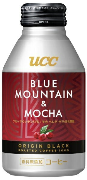 【送料無料】上島珈琲 UCC ORIGIN BLACK ブルーマウンテン＆モカ リキャップ缶 275g×48本 275ml【北海道・東北・四国・九州・沖縄県は必ず送料がかかります】
