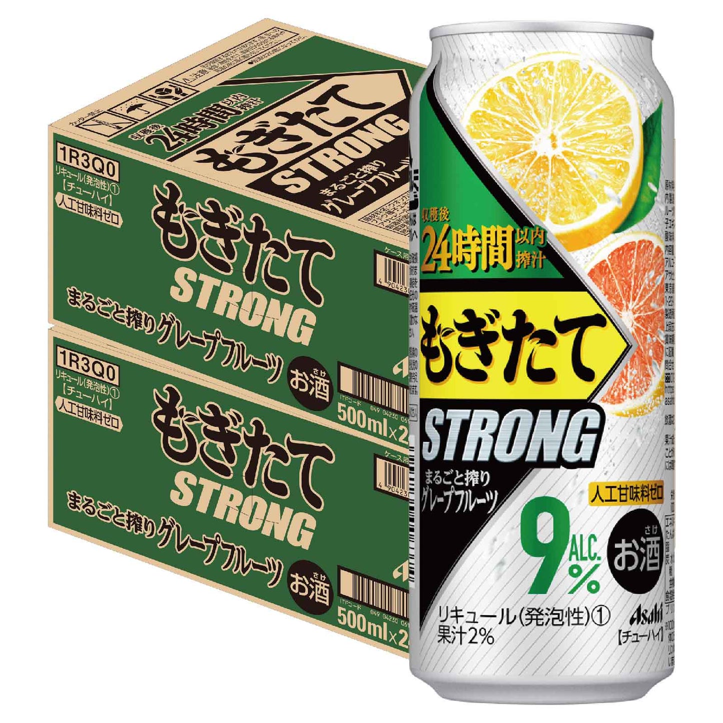【送料無料】【2ケースセット】アサヒ もぎたて 新鮮グレープフルーツ（GF） 500ml×48本(2ケース)