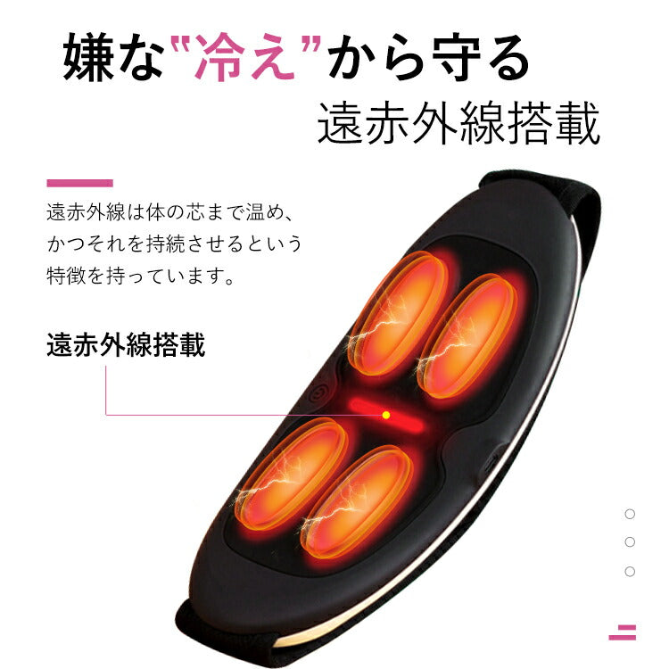 【WAVEWAVE公式 Waist Release】低周波 EMS 温熱 腰 ケア 電気刺激 温め ベルト 健康 癒し グッズ 温める 男性 女性 HEAT プレゼント ギフト 実用的 妻 保証期間あり リラックス マッサージ マッサージ器 ではありません
