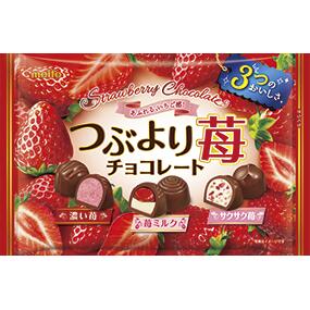 【送料無料】つぶより苺チョコレート160g×12袋