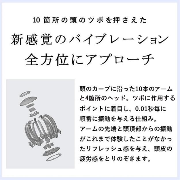 【WAVEWAVE公式Head Relax Little Monster】5/29放送 ジャンクSPORTS 紹介 ヘッドスパ 頭皮リラックス リラクゼーション 電動 振動 Bluetooth ツボ押し 健康グッズ  プレゼント 実用的 ヘッドマッサージ 頭皮マッサージ ではありません