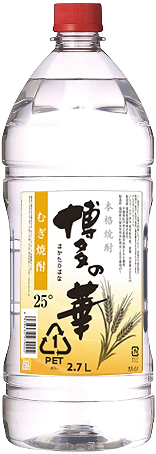 福徳長酒類 博多の華 麦 25度 ペット 2700ml 2.7L 1本