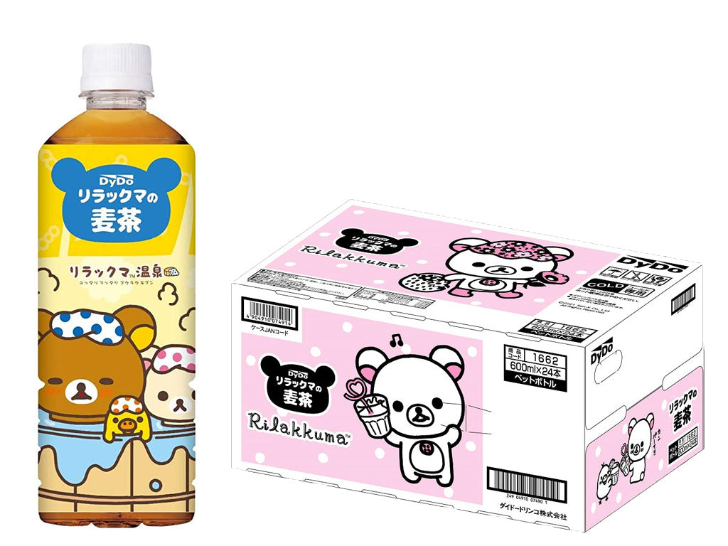 【送料無料】Dydo ダイドー リラックマの麦茶 600ml×1ケース／24本