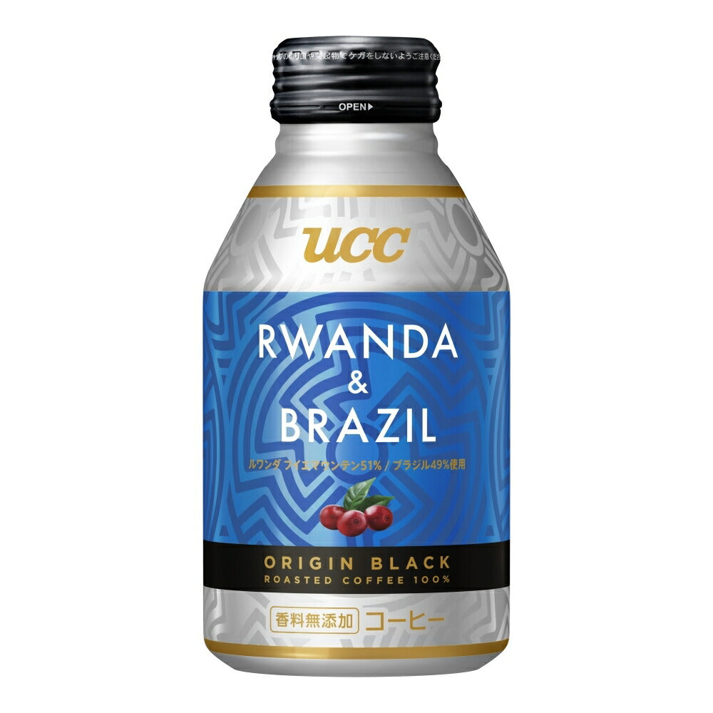 【送料無料】UCC  ルワンダ&ブラジル 缶 275ml×2ケース/48本
