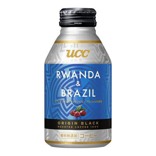 【送料無料】UCC  ルワンダ&ブラジル 缶 275ml×2ケース/48本