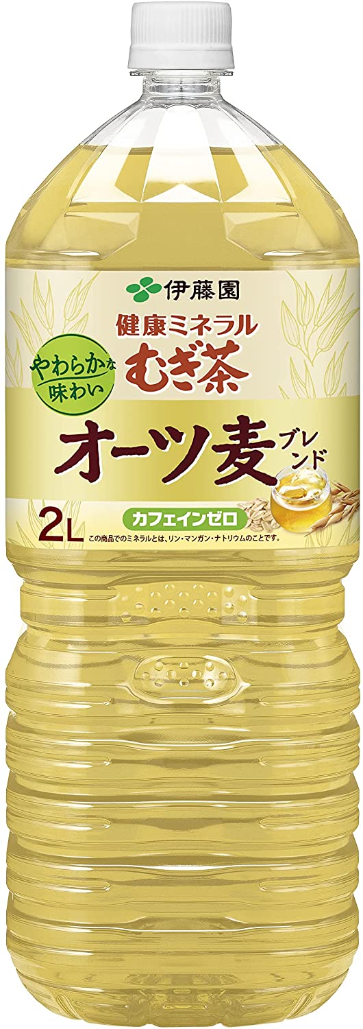 【送料無料】伊藤園 ミネラル麦茶 オーツ麦ブレンド 2L×1ケ〜ス/6本 2000ml