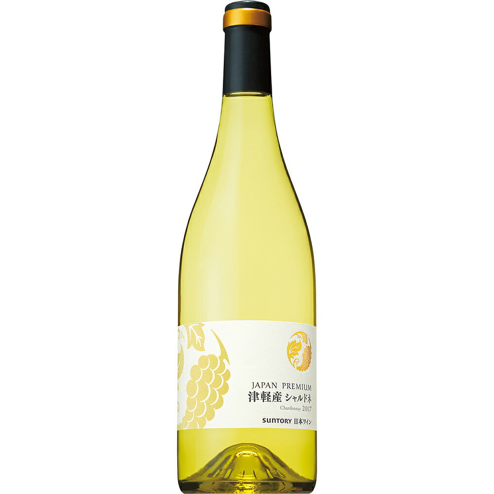 【日本ワイン】サントリー ジャパンプレミアム津軽シャルドネ 750ml 1本【ご注文は1ケース(12本)まで1個口配送可能です】【sun2017jp】