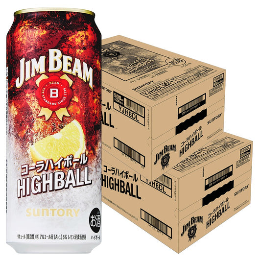 【送料無料】サントリー ジムビーム ビームコーラハイボール 500ml×2ケース/48本【北海道・東北・四国・九州は別途送料がかかります】