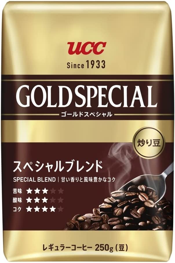 【送料無料】 UCC 炒り豆 ゴールドスペシャル スペシャルブレンド 250g×6個【レギュラーコーヒー 豆】