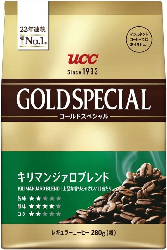 【送料無料】UCC 上島珈琲 ゴールドスペシャル キリマンジャロブレンド 280g×12袋 【レギュラーコーヒー】
