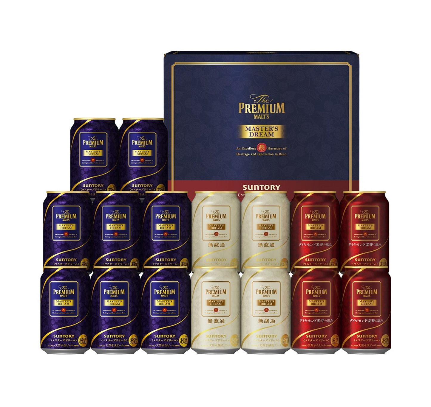 お歳暮 御歳暮 ビール ギフト プレゼント 飲み比べ【送料無料】 サントリー プレミアムモルツマスターズドリーム トリプルセット TMB3S 1セット 詰め合わせ セット50代 60代 70代