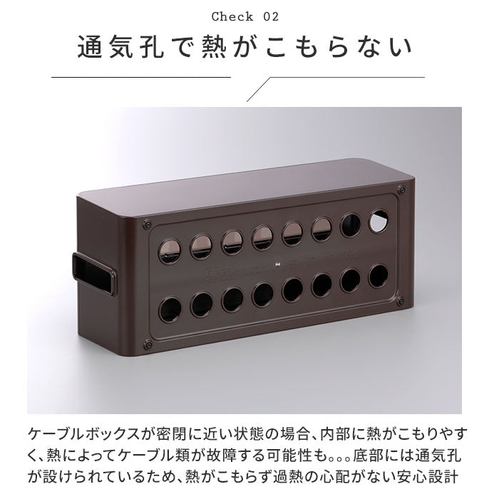 【ホワイト・タップボックス】 ケーブルボックス 大型 通販 テーブルタップボックス L イノマタ化学 ケーブル 収納 ケーブル収納 ボックス コードケース ACアダプタ 卓上 床置き おしゃれ シンプル 無地 白 ホワイト
