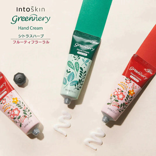 【2個セット】ハンドクリーム ハンドケア グリナリー 50ml×2 intoskin 韓国コスメ ボディケア 手荒れ 乾燥 敏感 あかぎれ ひび シトラスハーブ フルーティフローラル プレゼント コスメ 化粧品 ギフト 福袋 ゆうパケット 送料込み