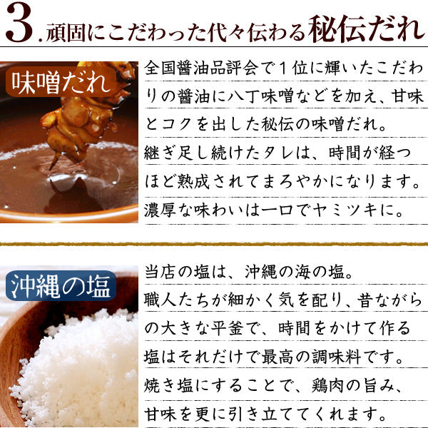 【先着30購入限定】頑固店長こだわり！焼き鳥20本セット（5種類×4本セット）