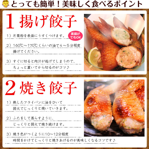 8秒に1本売れてる！手羽先餃子20本セット
