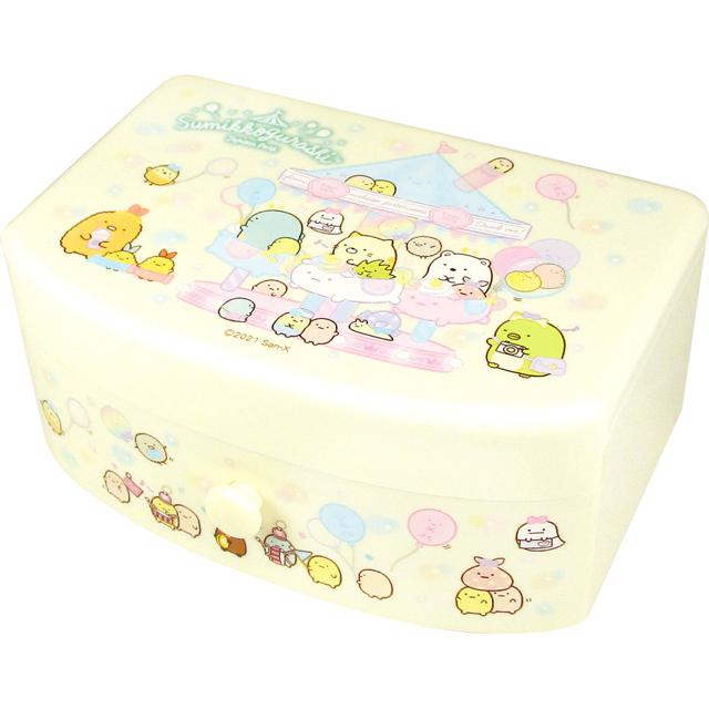 【たぴおかパーク】 ジュエリーボックス キッズ 通販 可愛い 鏡付き ジュエリーケース 小物入れ 女の子 小学生 園児 子供 ガールズ おしゃれ ギフト 女子 プレゼント スヌーピー  キャラクターグッズ