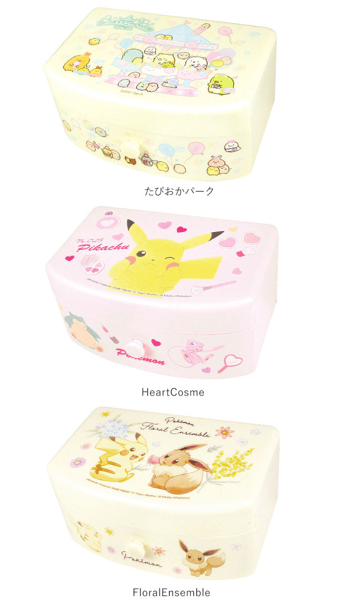 【HeartCosme・ジュエリーボックス】 ジュエリーボックス キッズ 通販 可愛い 鏡付き ジュエリーケース 小物入れ 女の子 小学生 園児 子供 ガールズ おしゃれ ギフト 女子 プレゼント スヌーピー  キャラクターグッズ
