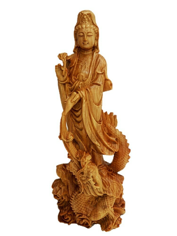 龍 お酒 仏様 観音像 観音菩薩 立像 木彫り 仏像 置物 仏壇仏像 高級天然 ツゲ木彫り 風水グッズ 金運 プレゼント 贈り物 開店祝い お店 ショップ 会社 経営者 宝くじ 金脈 商売繁盛 パワー スピリチュアル プレゼント  ギフト お土産 お守り