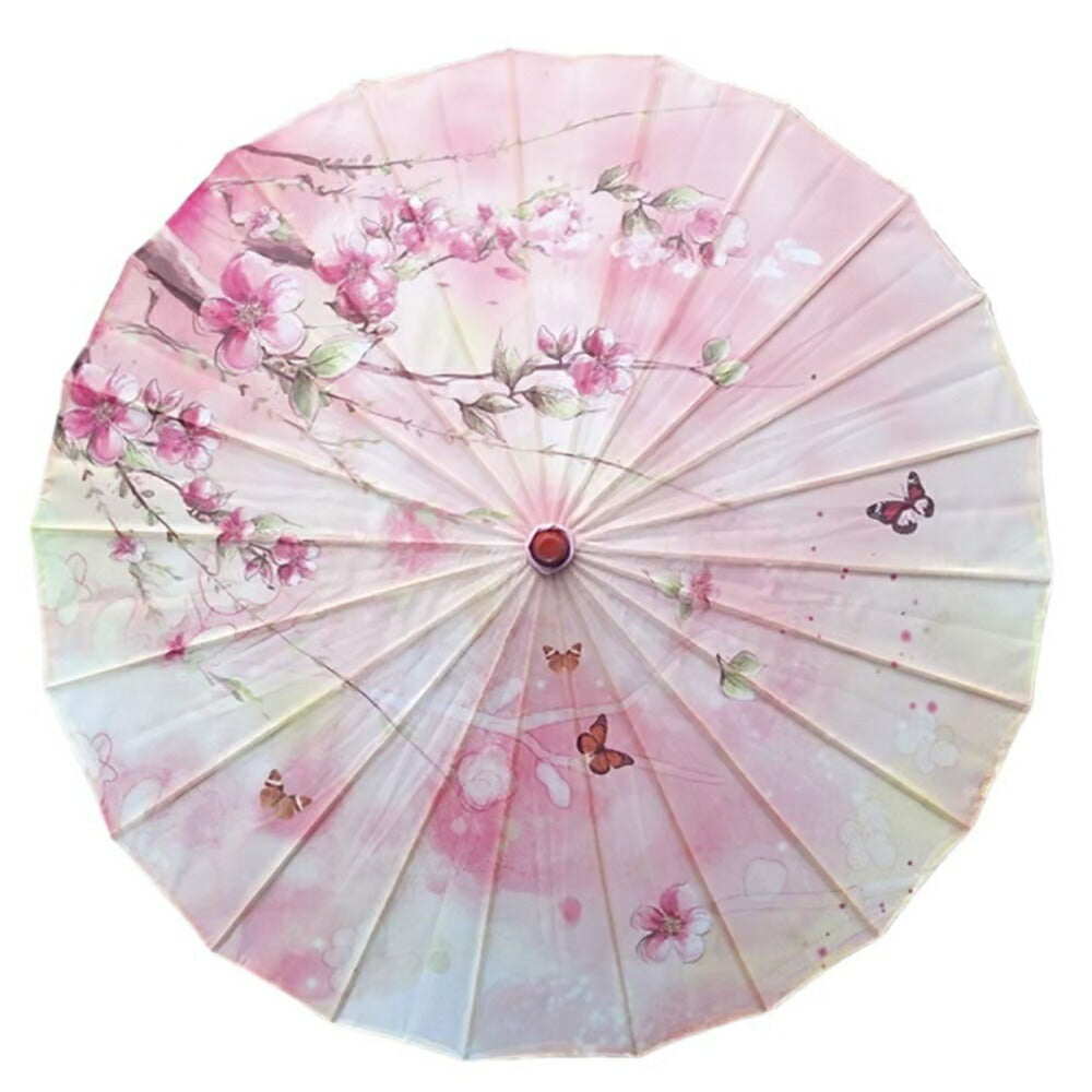 傘 和傘 桜 蝶々 蝶 バタフライ 晴雨兼用 和風傘 かさ 木製 雨傘 和風 和柄 レディース UVカット SNS 撮影用 アンブレラ ゴシック クラシック 日傘 婦人傘 パラソル クラシカル ゆめかわ 遮光 女性 男性 レトロ 軽量 個性
