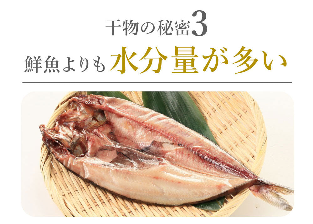 北海道の市場の本格干物セットをご自宅で！（高級本格海鮮 6種類）