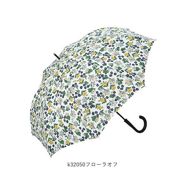 【K32-222.カームペイズリー・k32】 傘 レディース 長傘 kiu ジャンプ 60cm 定番 かさ アンブレラ おしゃれ キウ KiU K32 通販/正規品 おすすめ 大きい ワンタッチ