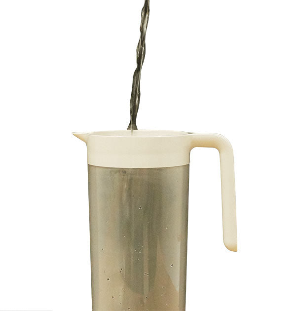 【ホワイト】 ピッチャー 1.4L 通販 タテヨコスリムピッチャー 1400ml スリムボディ スリムボデー 横にもおける ヨコ置き 熱湯OK 広口 洗いやすい 冷蔵庫 ドアポケット 防汚加工キャップ