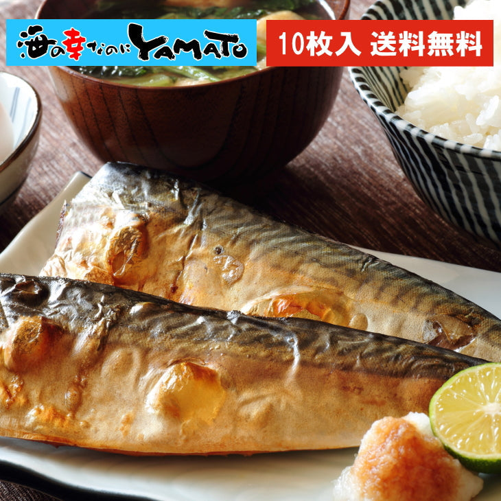 【温めるだけ】金華さば塩焼き 10枚セット！レンチンや湯煎でOK 個別真空で便利 簡単調理 朝食 焼魚 お弁当