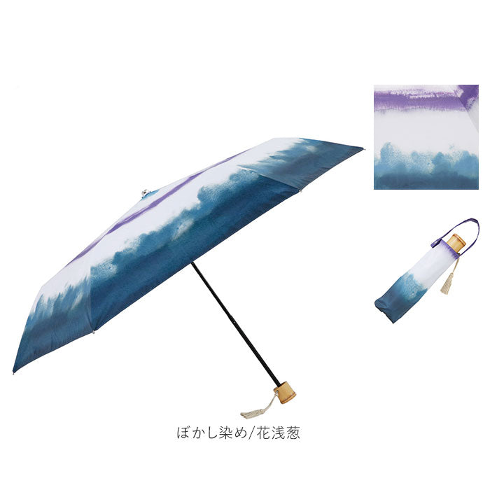 【花火/漆黒・折りたたみ傘50cm】 折りたたみ傘 レディース かわいい 通販 晴雨兼用 おしゃれ 50cm 6本骨 円形手元 UVカット率99%以上 遮光率99%以上 遮熱 UPF50＋ 河馬印本舗 晴雨兼用日傘 和柄 タッセル手元 撥水