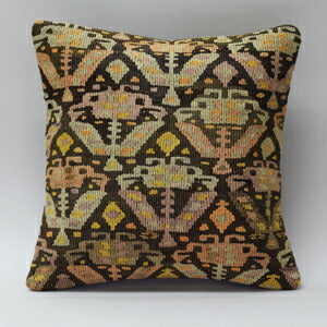 【送料無料】オールドキリムクッションカバー【kars-016】40cm×40cm