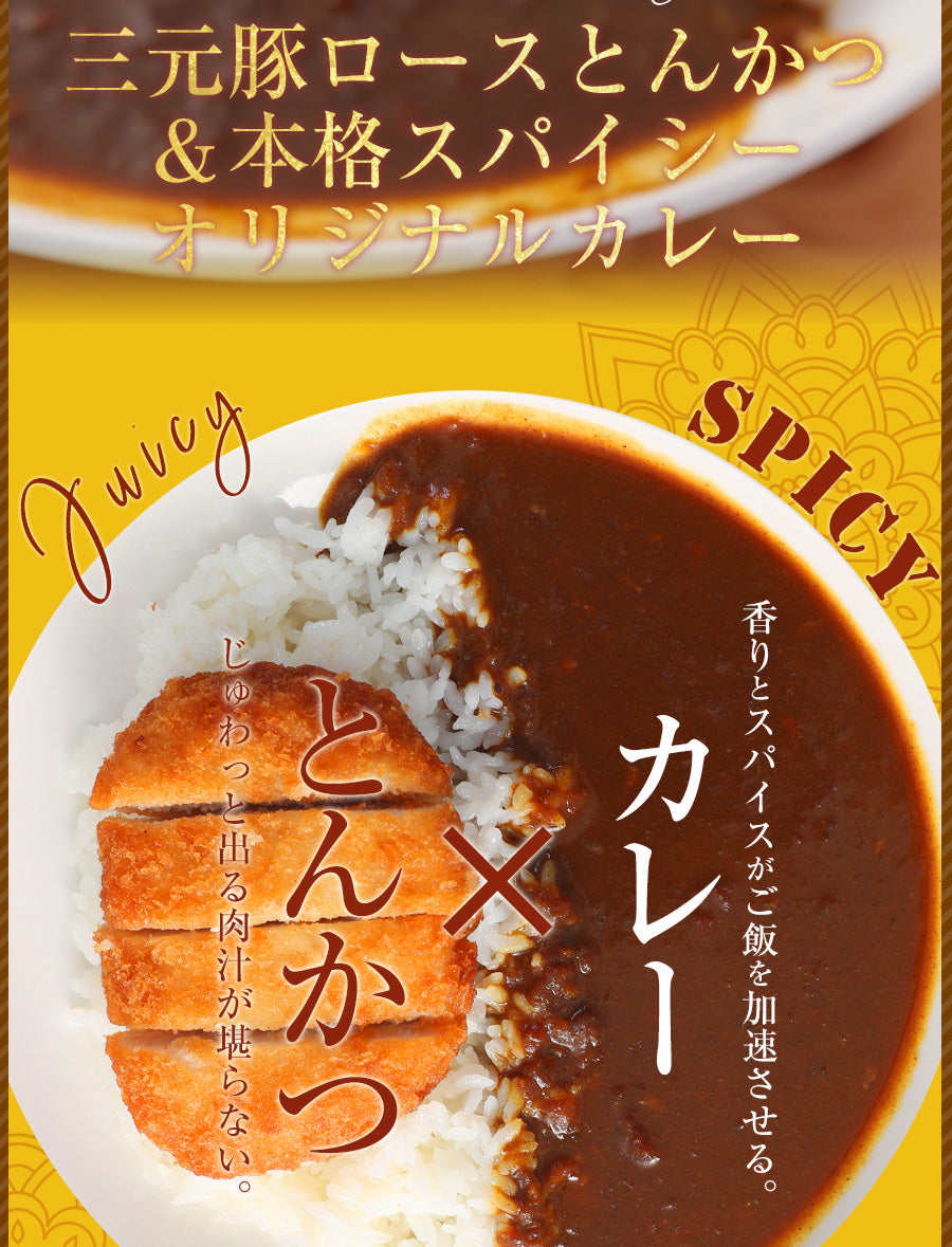 カツカレーセット（カツ15枚とオリジナルカレー15個）