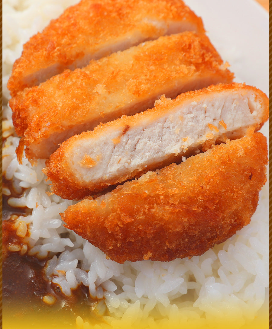 【10人シェア買いでお得】カツカレーセット（カツ15枚とオリジナルカレー15個）
