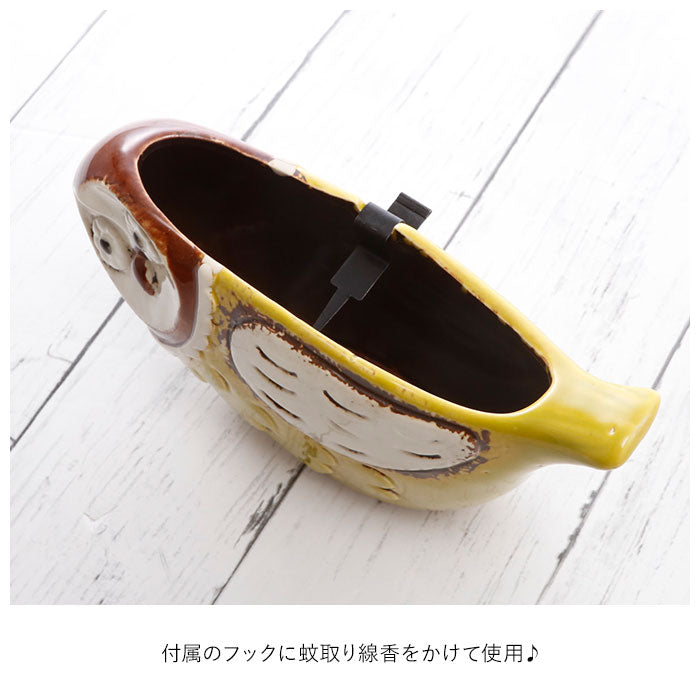 【カー】 蚊取り線香入れ おしゃれ 通販 かわいい 陶器 蚊取り線香ホルダー 蚊取り線香 立て 蚊取線香ホルダー NORDIC DECO ノルディックデコ 蚊遣り セラミック アニマル 縦置き型 スリム
