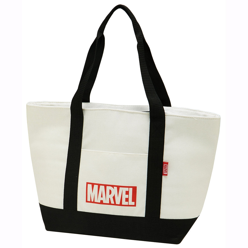 【MARVEL（ロゴ）・トート保冷バッグ】 エコバッグ トート 通販 保冷バッグ 大容量 トートバッグ ショッピングバッグ 大 キャラクター エコバック お買い物バッグ トート型 肩掛け ショルダーバッグ  バック トートバック
