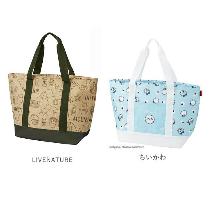 【LIVENATURE・トート保冷バッグ】 エコバッグ トート 通販 保冷バッグ 大容量 トートバッグ ショッピングバッグ 大 キャラクター エコバック お買い物バッグ トート型 肩掛け ショルダーバッグ  バック トートバック