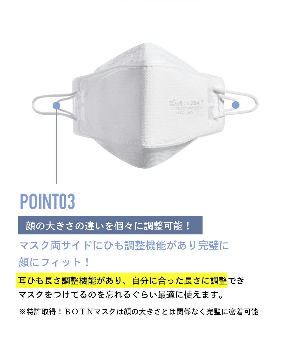 KN94空間冷却マスク White 10枚入り