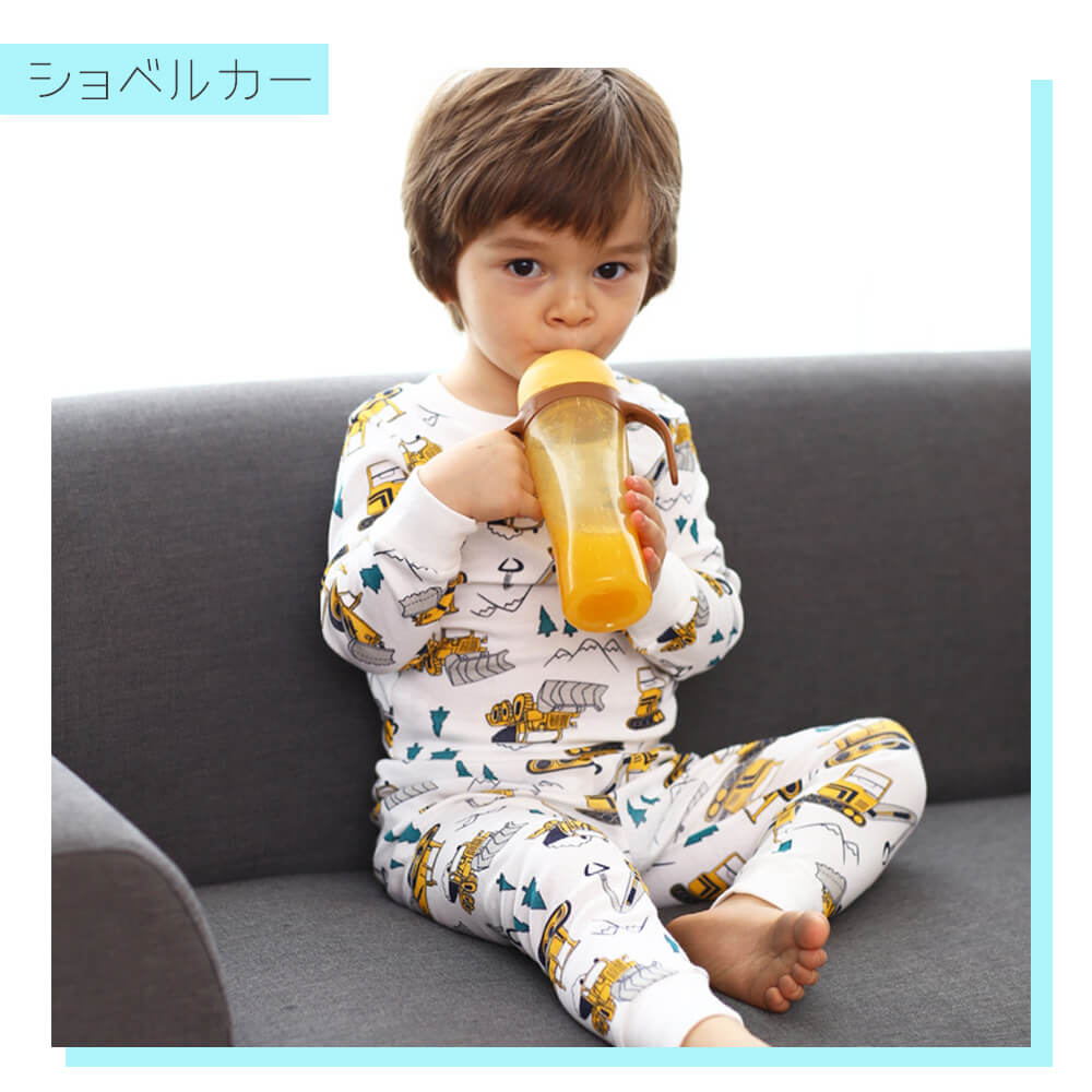 【ユニコーン100cm】 パジャマ キッズ ルームウエア 寝巻き 部屋着 セットアップ 上下セット ベビー 子供服 長袖 長ズボン 男の子 女の子 ボーイズ ガールズ 綿100％ コットン