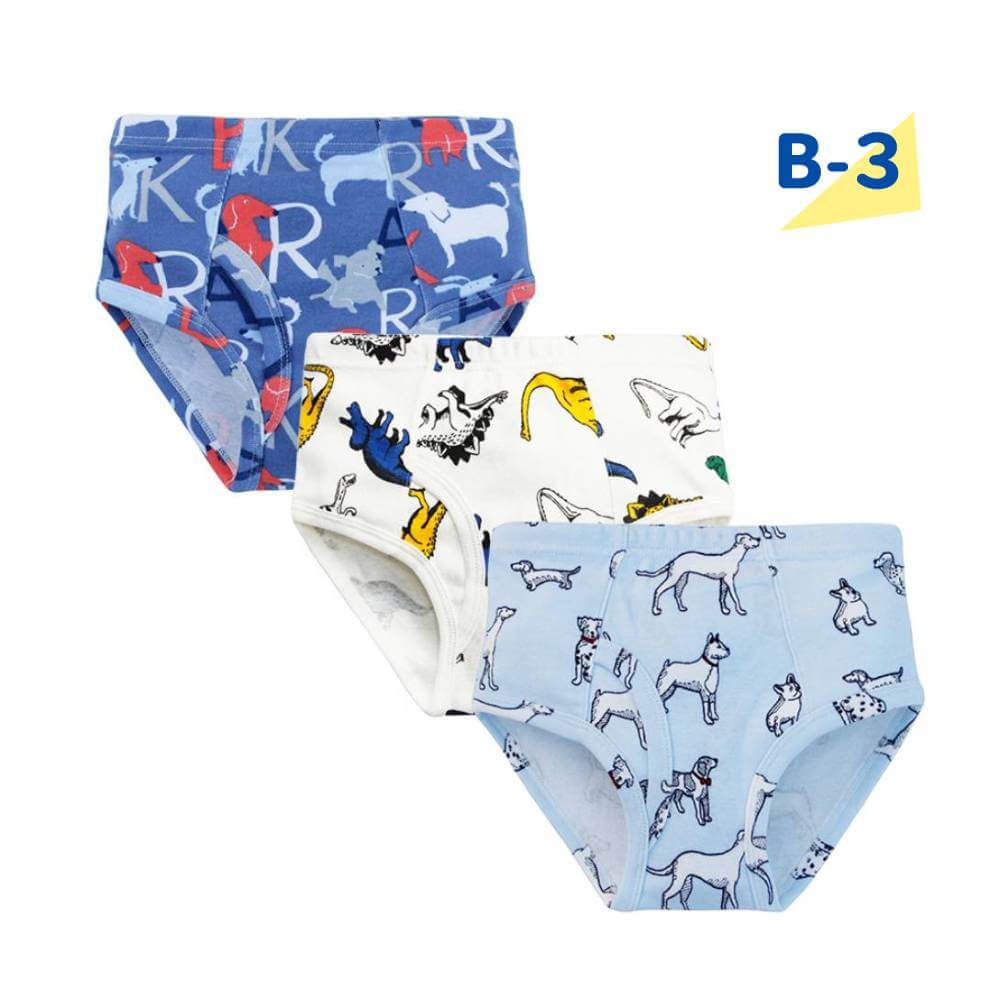 【A-1 110cm】 パンツ キッズ 子供 3枚セット 下着 ボクサーパンツ 3枚組 男の子 男児 ボーイズ BOYS ボクサー ブリーフ インナー 綿100% コットン 前あき 恐竜 車